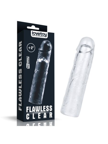 Насадка - Flawless Clear Penis Sleeve Add 2" Clear