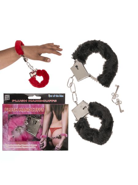 Наручники Plush Handcuffs With Keys Black
