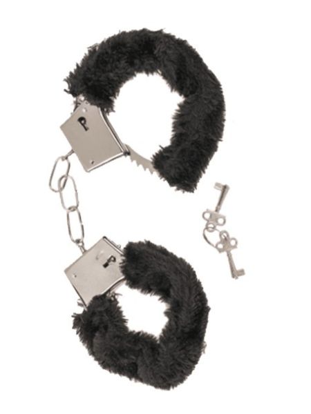 Наручники Plush Handcuffs With Keys Black