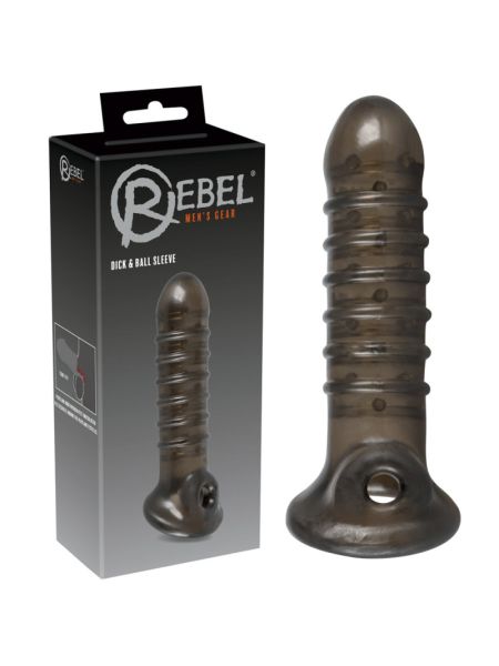 Насадка на член - Rebel Dick & Ball Sleeve