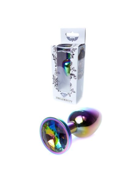 Анальна пробка - Jewellery Multicolour Plug Clear