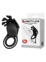 Ерекційне кільце - Pretty Love Vibrant Penis Ring Ruben Black