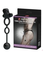 Ерекційне кільце - Pretty Love Vibration Penis Sleeve IV Black