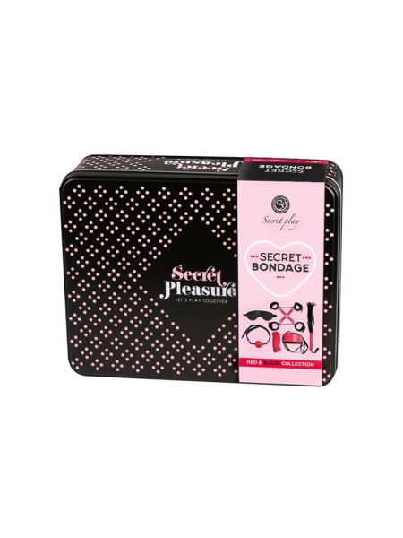 Набір БДСМ - Secret Play Secret Pleasure Red & Black Collection Bondage Kit
