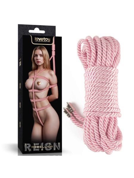 Мотузка - Rebellion Reign Rose Bondage Rope, 10 м