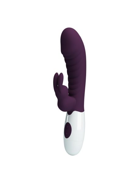 Вібратор - Pretty Love Naughty Bunny Vibrator Dark Purple