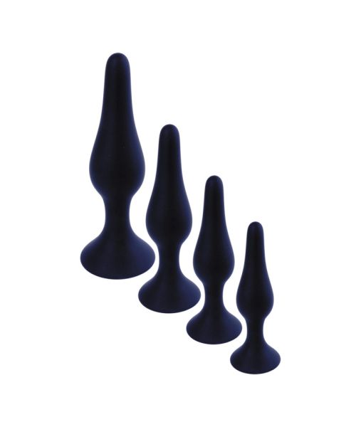 Анальна пробка - Silicone Black Plug S