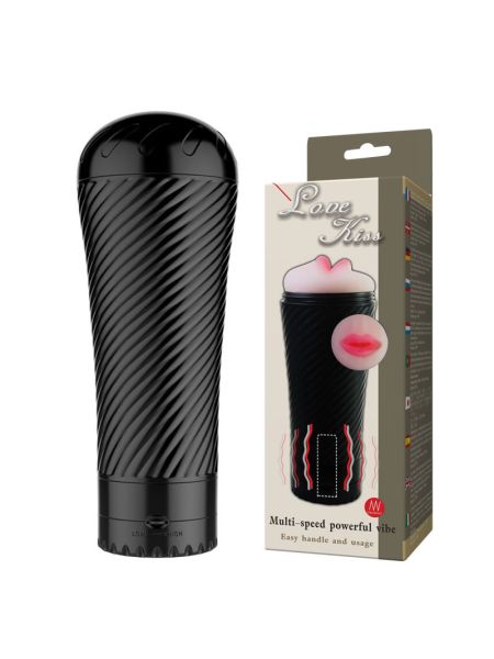Мастурбатор ротик - Masturbator Cup - Vibration Love Kiss