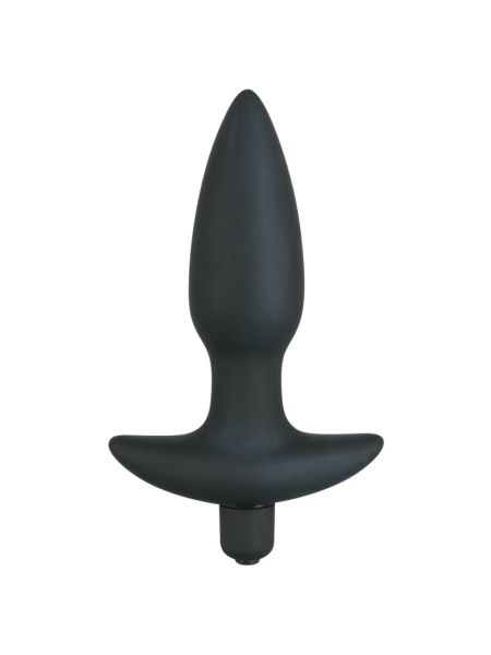 Анальна пробка - Black Velvet Vibrating Plug Medium