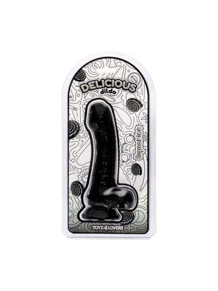 Фалоімітатор з ароматом лакриці - Toyz4lovers Delicious Dildo Liquorice, 18,5 см