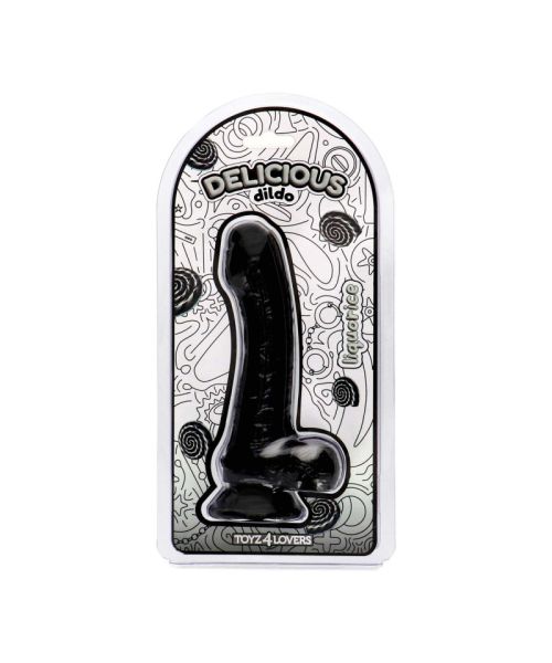 Фалоімітатор з ароматом лакриці - Toyz4lovers Delicious Dildo Liquorice, 18,5 см