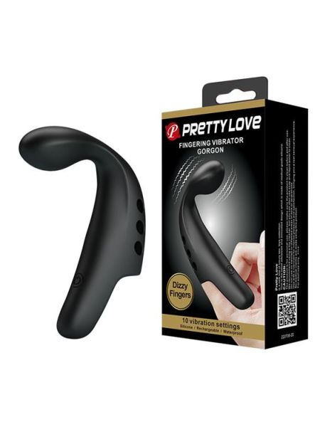 Вібронасадка на палець - Pretty Love Fingering Vibrator Gordon Black