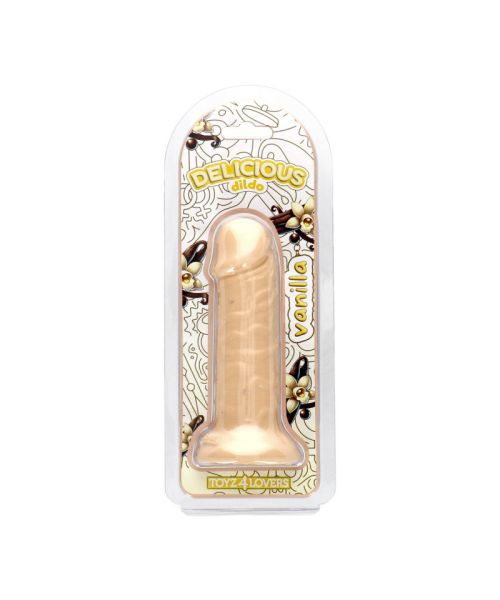 Фалоімітатор з ароматом ванілі - Toyz4lovers Delicious Dildo Vanilla, 15 см