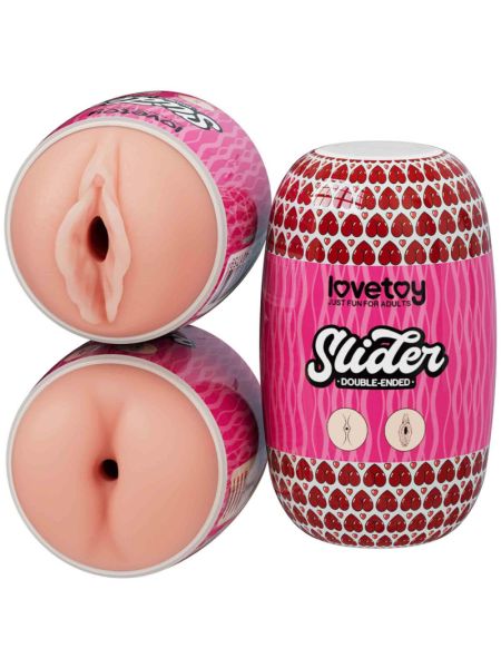 Мастурбатор - Slider Double-Ended Masturbator Ass and Vagina Flesh