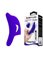 Вібронасадка на палець - Pretty Love Delphini Fingering Vibrator Blue