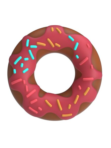 Ерекційне кільце - Pretty Love Berry Super Donut Silicone Cock Ring