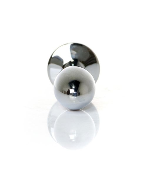 Анальна пробка - Jewellery Silver Plug Clear S