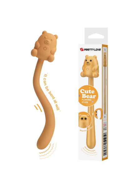 Вібратор - Pretty Love Cute Bear Light Brown, 7 vibration functions