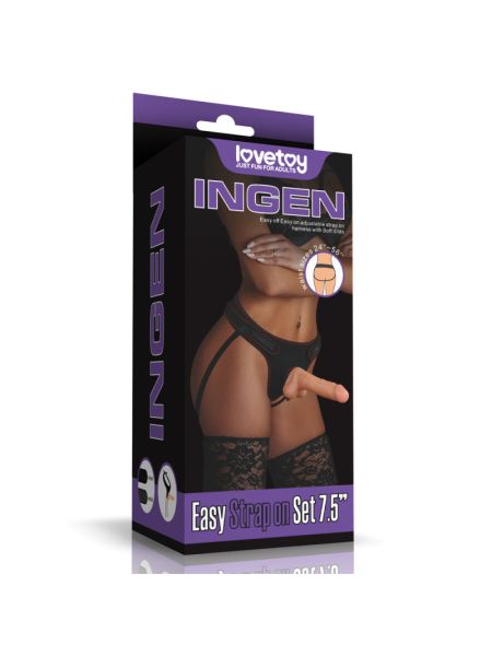 Страпон - Ingen Easy Strap-On Set 7.5" Flesh