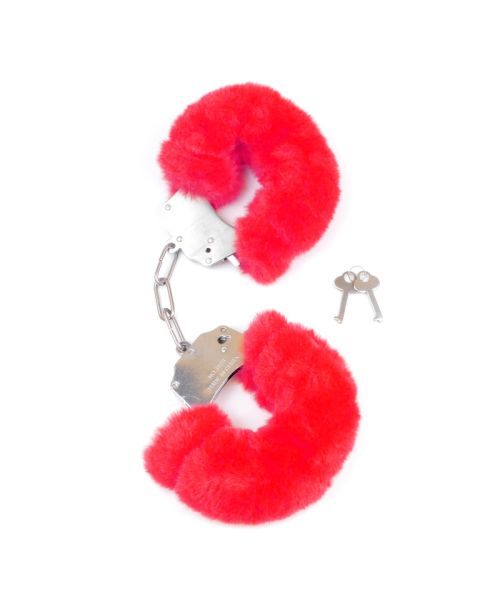 Наручники - Fetish Boss Series Furry Cuffs Red