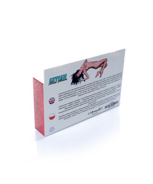 Наручники - Fetish Boss Series Furry Cuffs Red