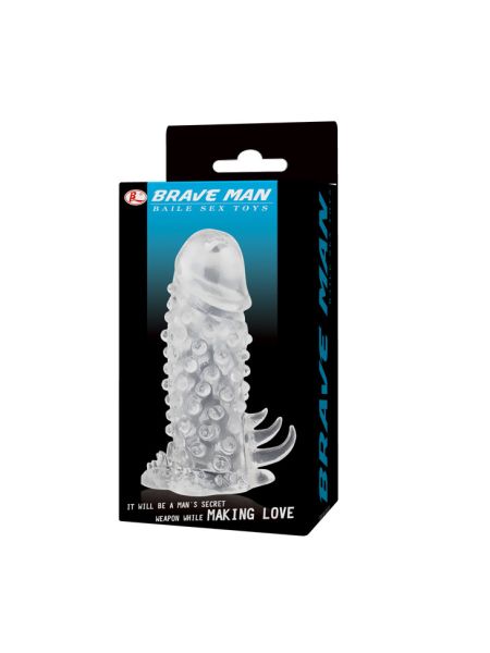 Насадка на член - Brave Man Penis Sleeve Clear