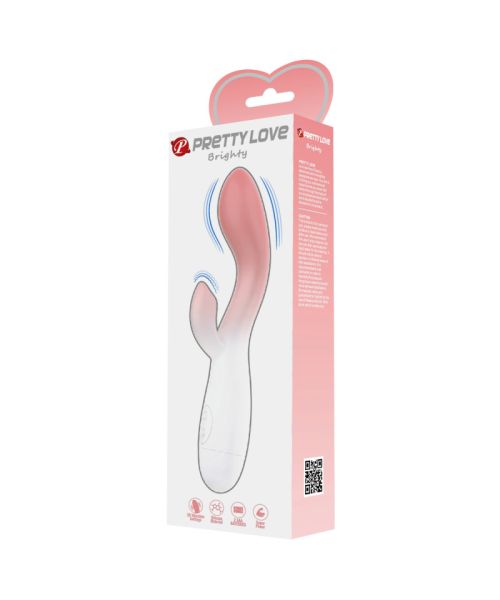 Вібратор - Pretty Love Brighty White/Pink