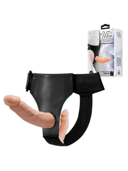Страпон - Ultra Double Dildos Strap On 5.3"
