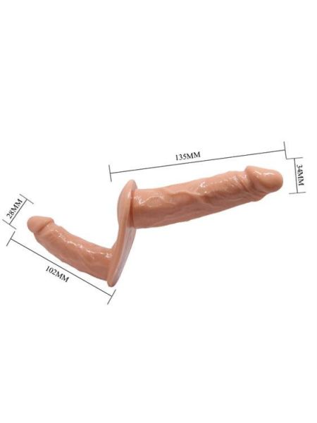 Страпон - Ultra Double Dildos Strap On 5.3"