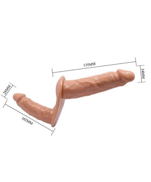 Страпон - Ultra Double Dildos Strap On 5.3"