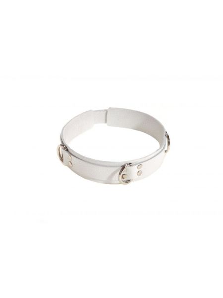 Нашийник Slave Leather Collar White
