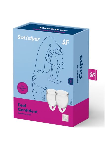 Менструальні чаші - Satisfyer Feel Confident Menstrual Cup (transparent)