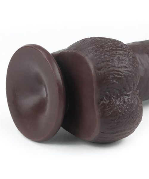 Фалоімітатор - Sliding-Skin Dual Layer Dong 9" Black