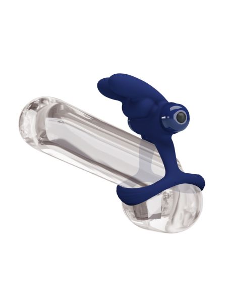 Ерекційне кільце - Pretty Love Powerful Vibro Cock Ring Bunny Blue