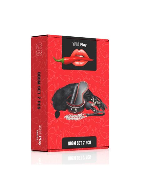 Набір БДСМ - Erospace Wild Play BDSM Set 7 pcs C8