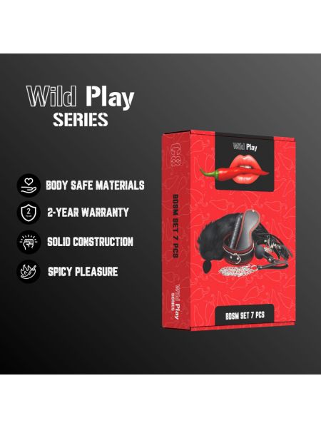 Набір БДСМ - Erospace Wild Play BDSM Set 7 pcs C8