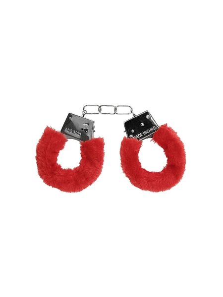 Наручники - Ouch! Beginner's Handcuffs Furry Red