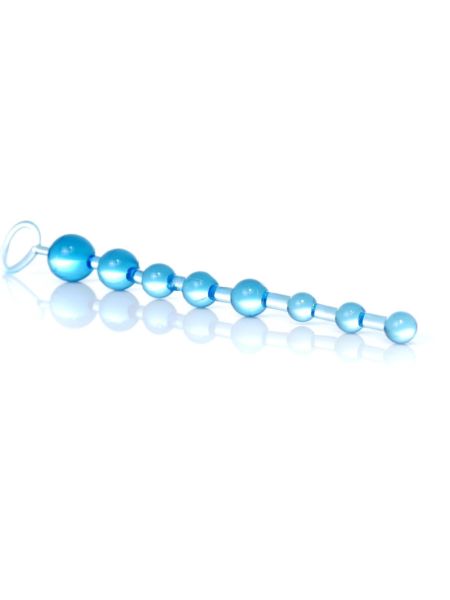 Анальний ланцюжок - Jelly Anal Beads Blue
