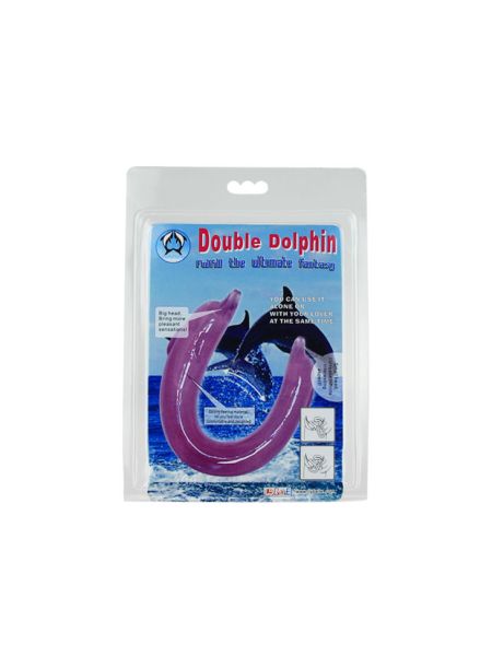Двосторонній фалоімітатор - Double Dolphin Pink