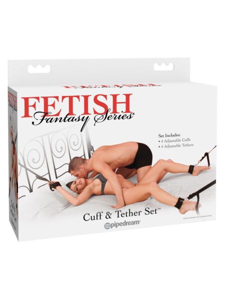 Бондажний набір - FFS Cuff & Tether Set Black