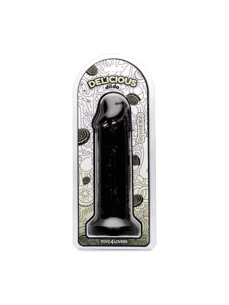 Фалоімітатор з ароматом лакриці - Toyz4lovers Delicious Dildo Liquorice, 25 см