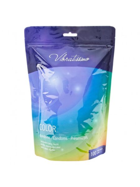 Презервативи - Vibratissimo Color, 100 шт.