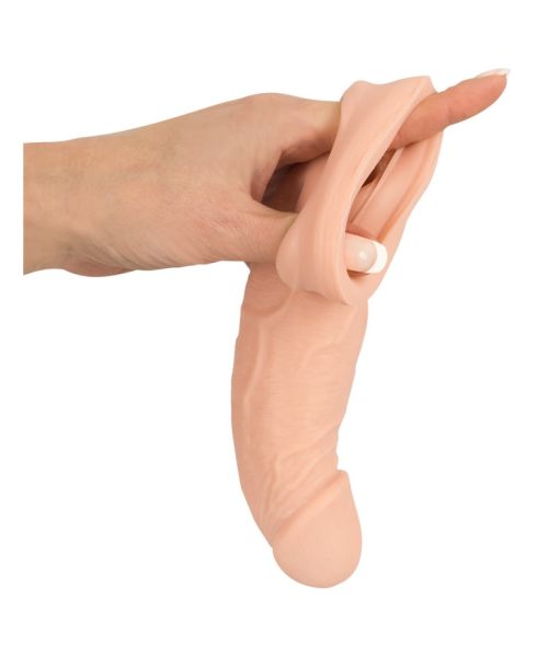 Подовжуюча насадка - Nature Skin Penis Sleeve With Extension