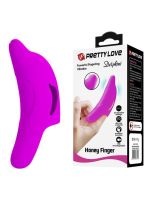 Вібронасадка на палець - Pretty Love Delphini Fingering Vibrator Purple
