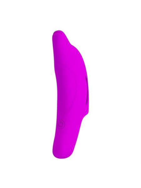 Вібронасадка на палець - Pretty Love Delphini Fingering Vibrator Purple