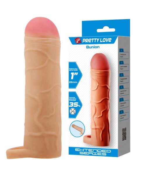 Насадка на член - Pretty Love Bunion Penis Extender +1" Flesh