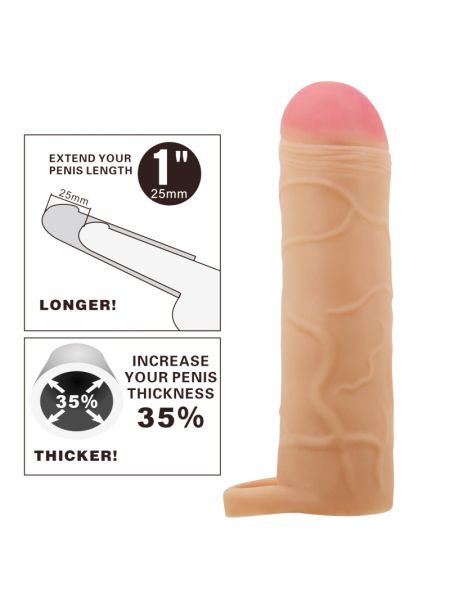 Насадка на член - Pretty Love Bunion Penis Extender +1" Flesh