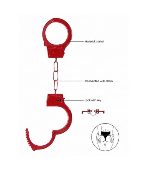 Наручники - Ouch! Beginner's Handcuffs Red