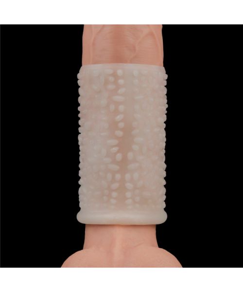 Насадка на член - Vibrating Drip Knights Ring White