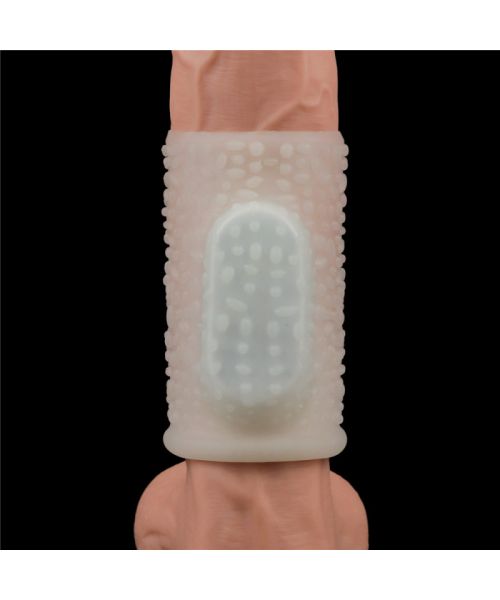 Насадка на член - Vibrating Drip Knights Ring White
